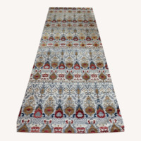 Light Gray Modern Runner Rug 6' x 15.8'