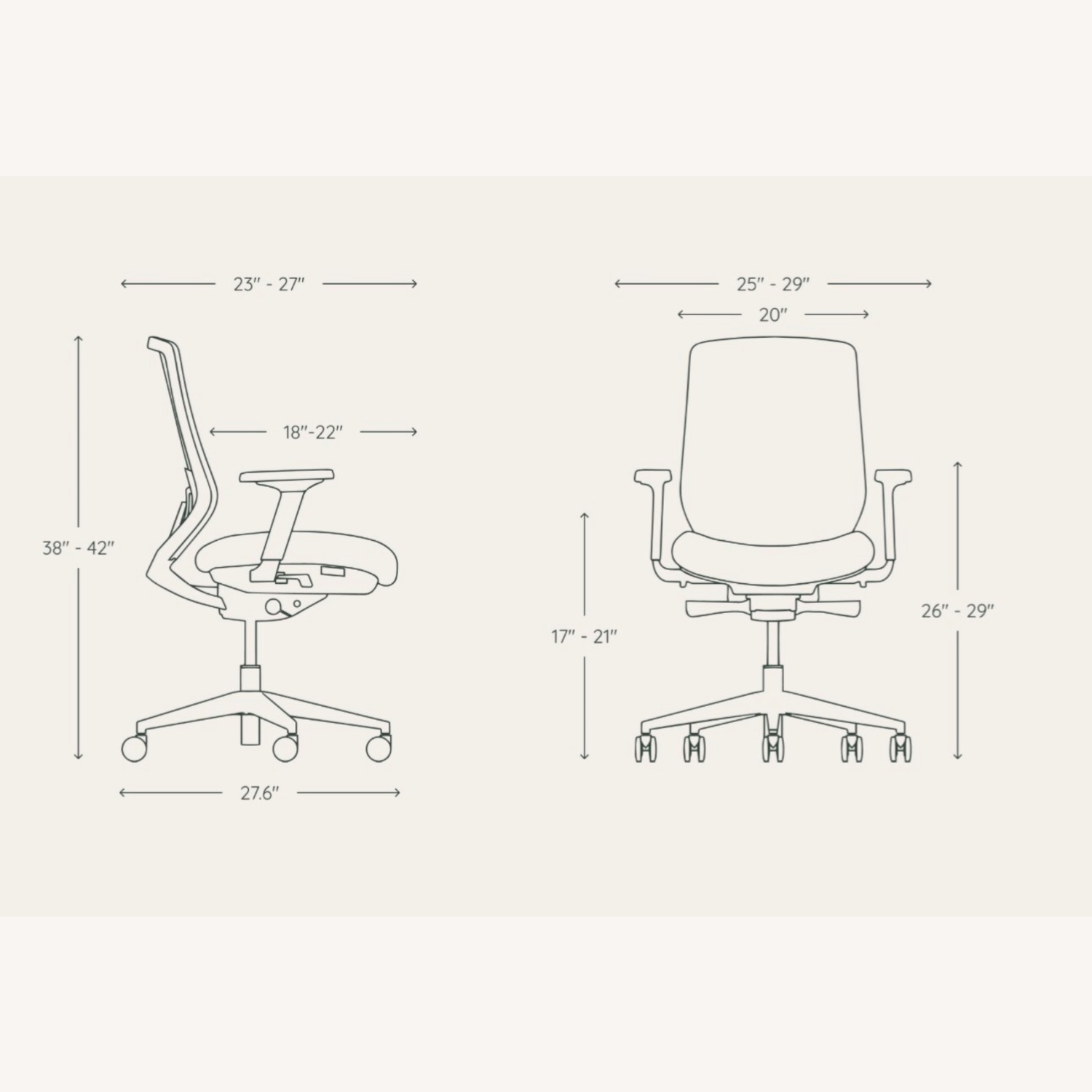 Branch Gray Ergonomic Office Chair - image-8