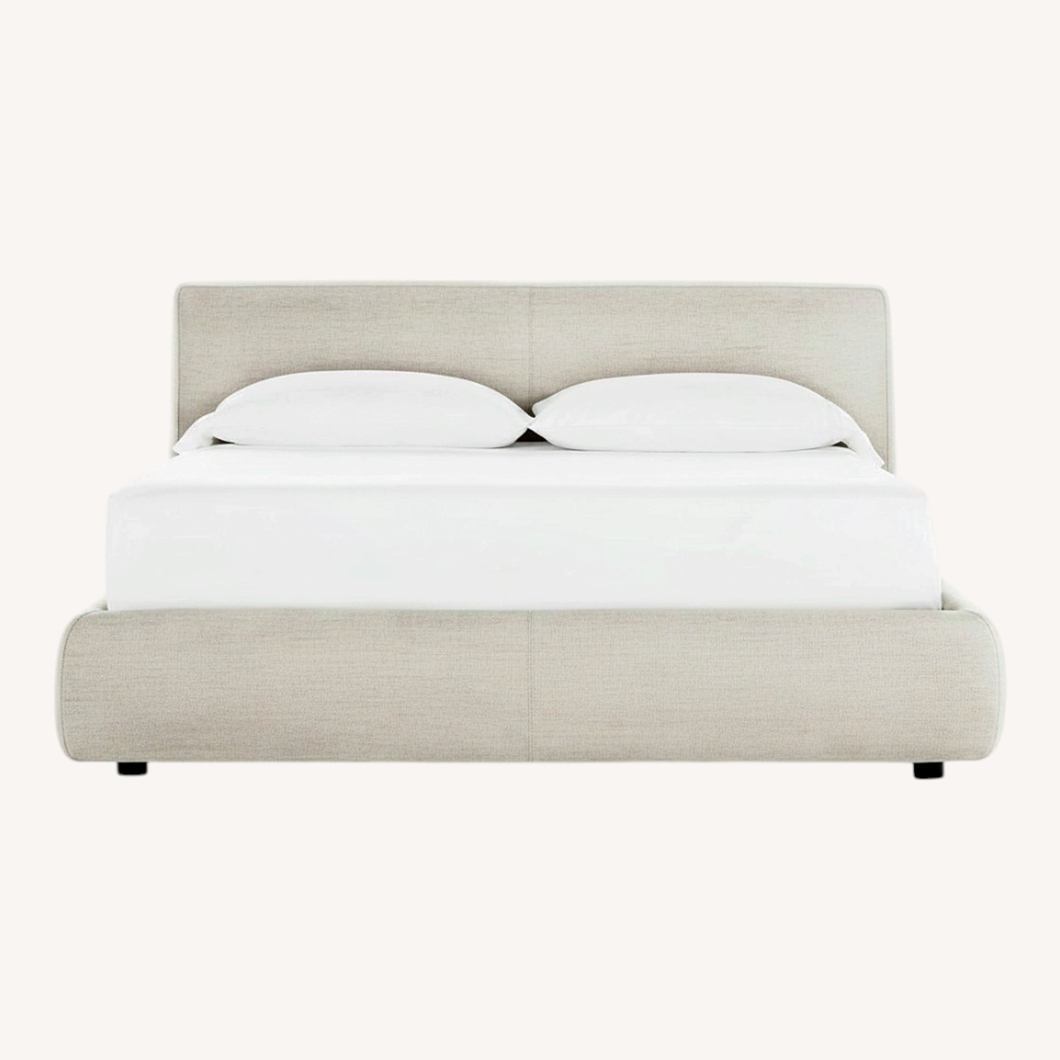 Design Within Reach Natural Fabric Queen Bed - image-0