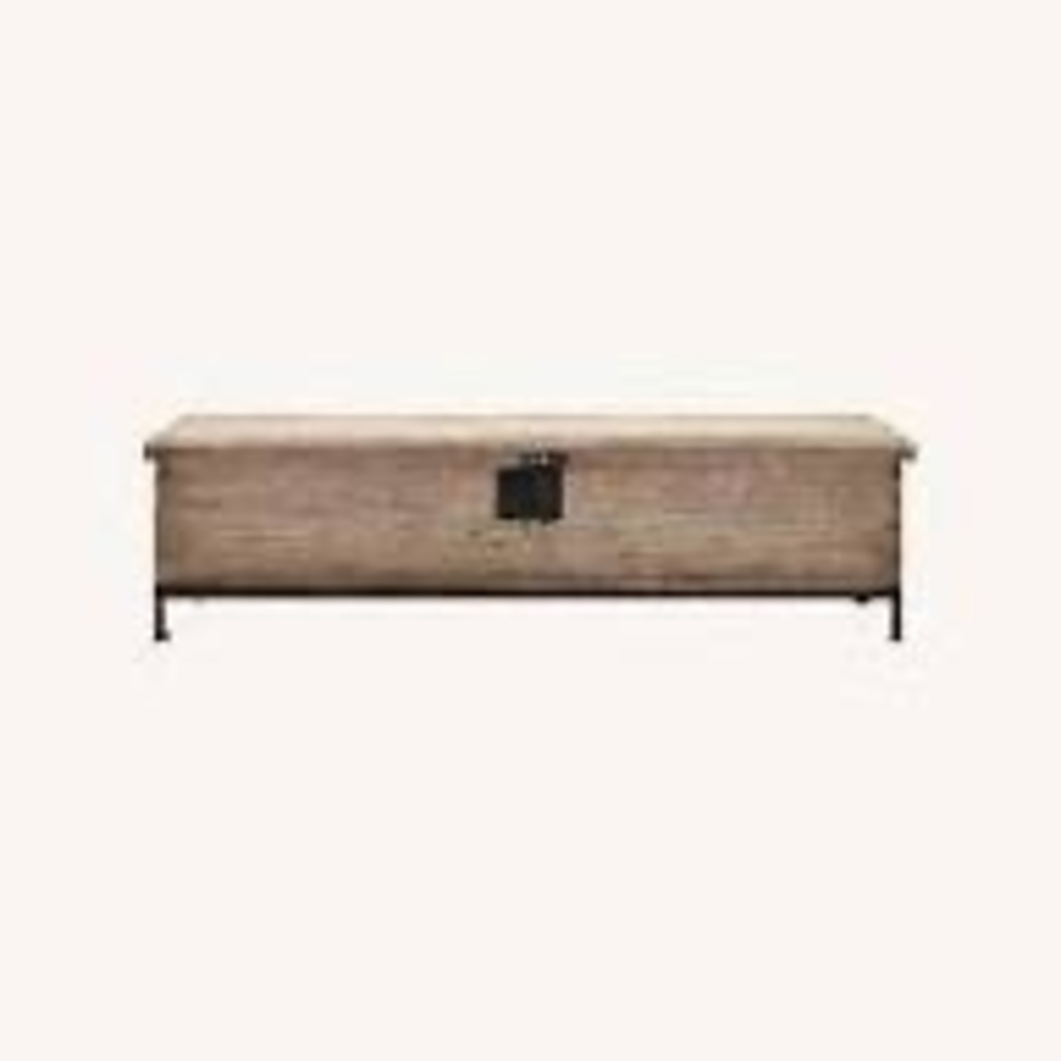 Restoration Hardware Natural Wood Coffee Table - image-1