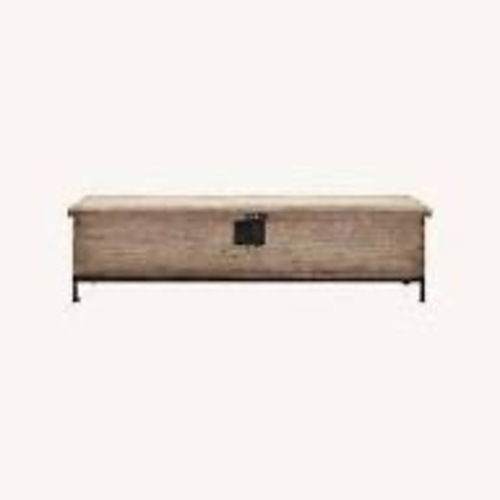Used Restoration Hardware Natural Wood Coffee Table for sale on AptDeco