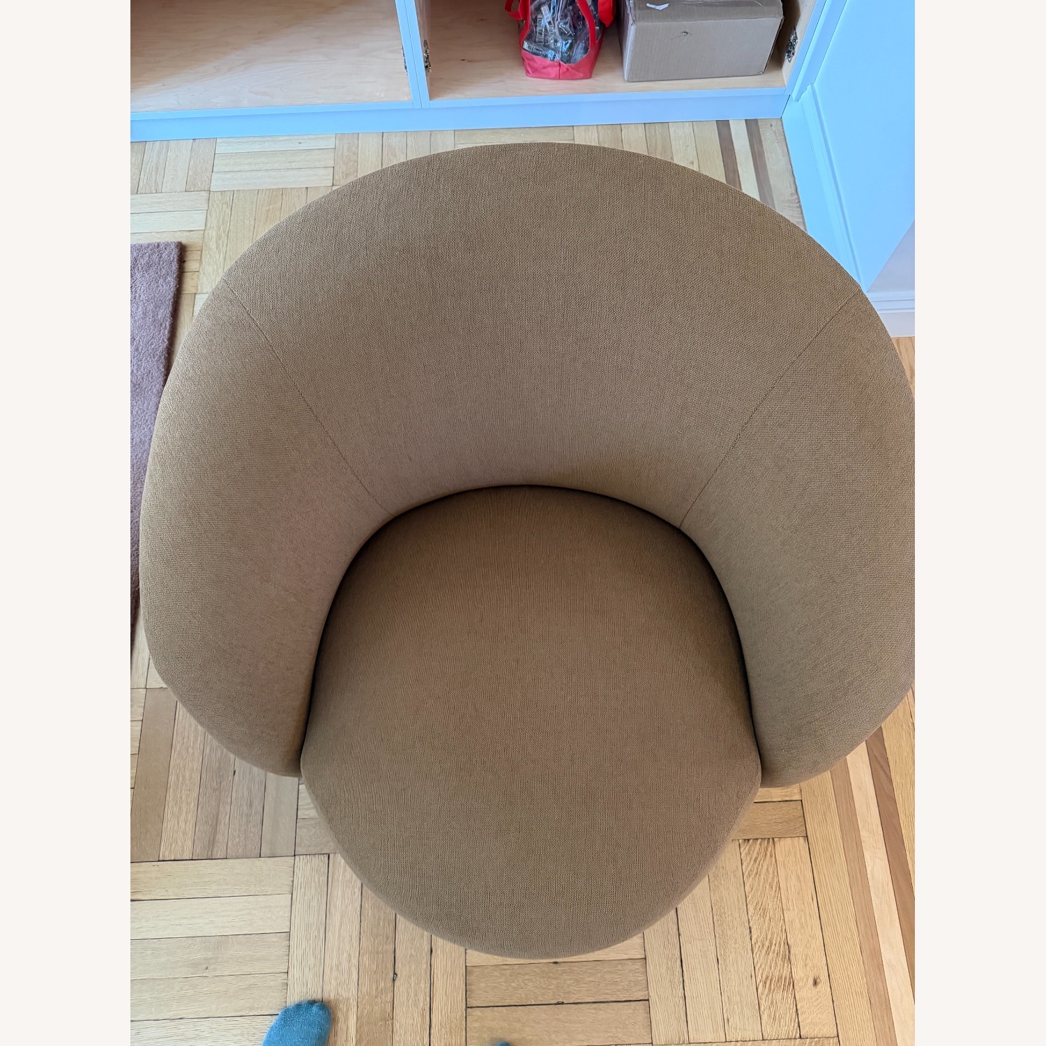 Restoration Hardware Light Brown Accent Chair - image-4