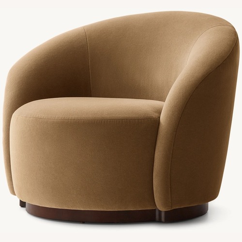 Used Restoration Hardware Light Brown Accent Chair for sale on AptDeco