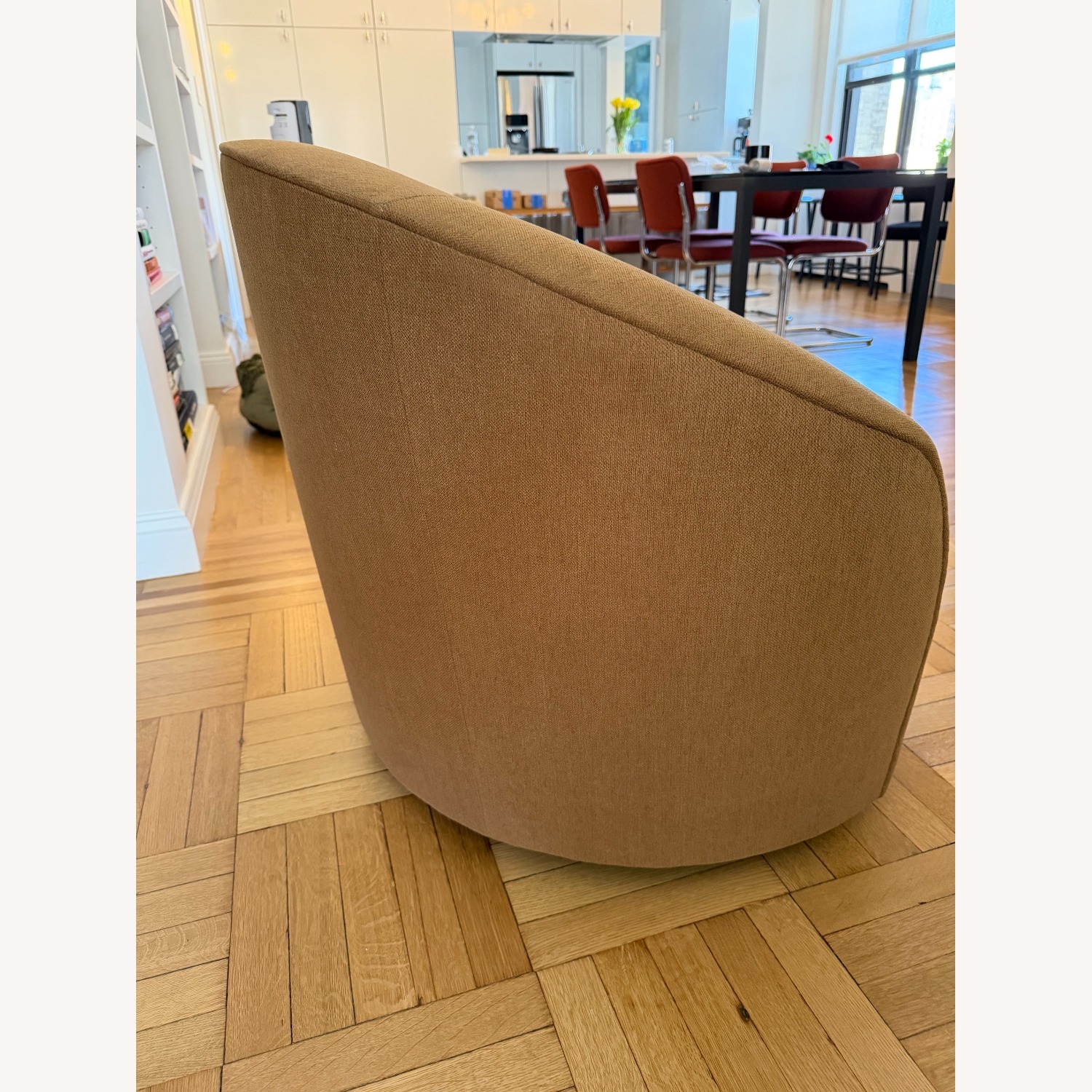 Restoration Hardware Light Brown Accent Chair - image-5