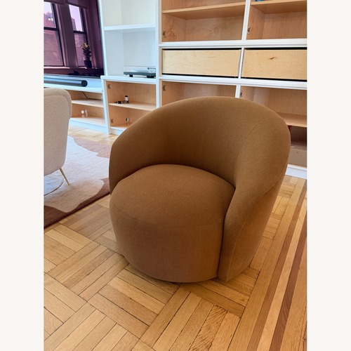 Used Restoration Hardware Light Brown Accent Chair for sale on AptDeco