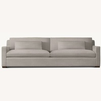Restoration Hardware Belgian Track Arm 2-Cushion 8ft Sofa