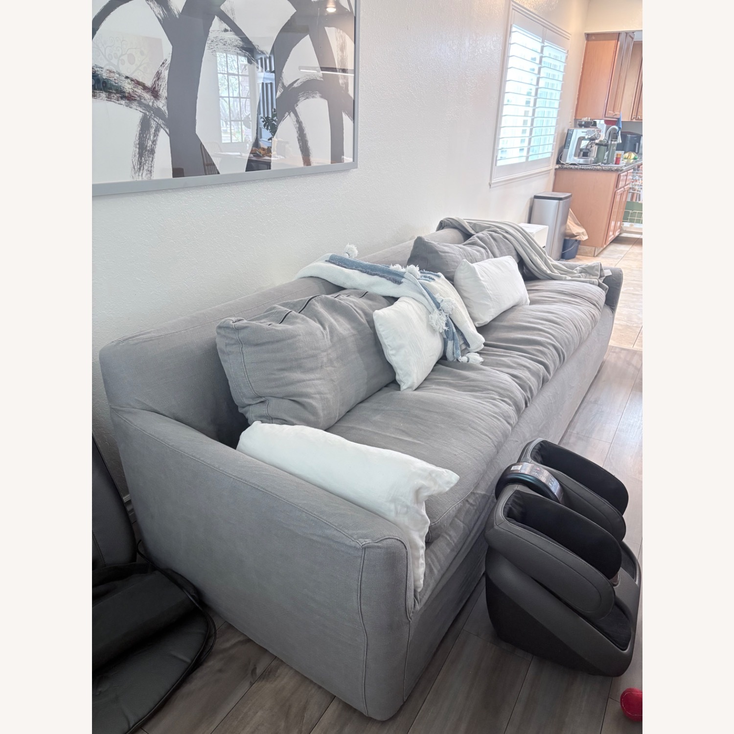 Restoration Hardware Belgian Track Arm 2-Cushion 8ft Sofa  - image-3