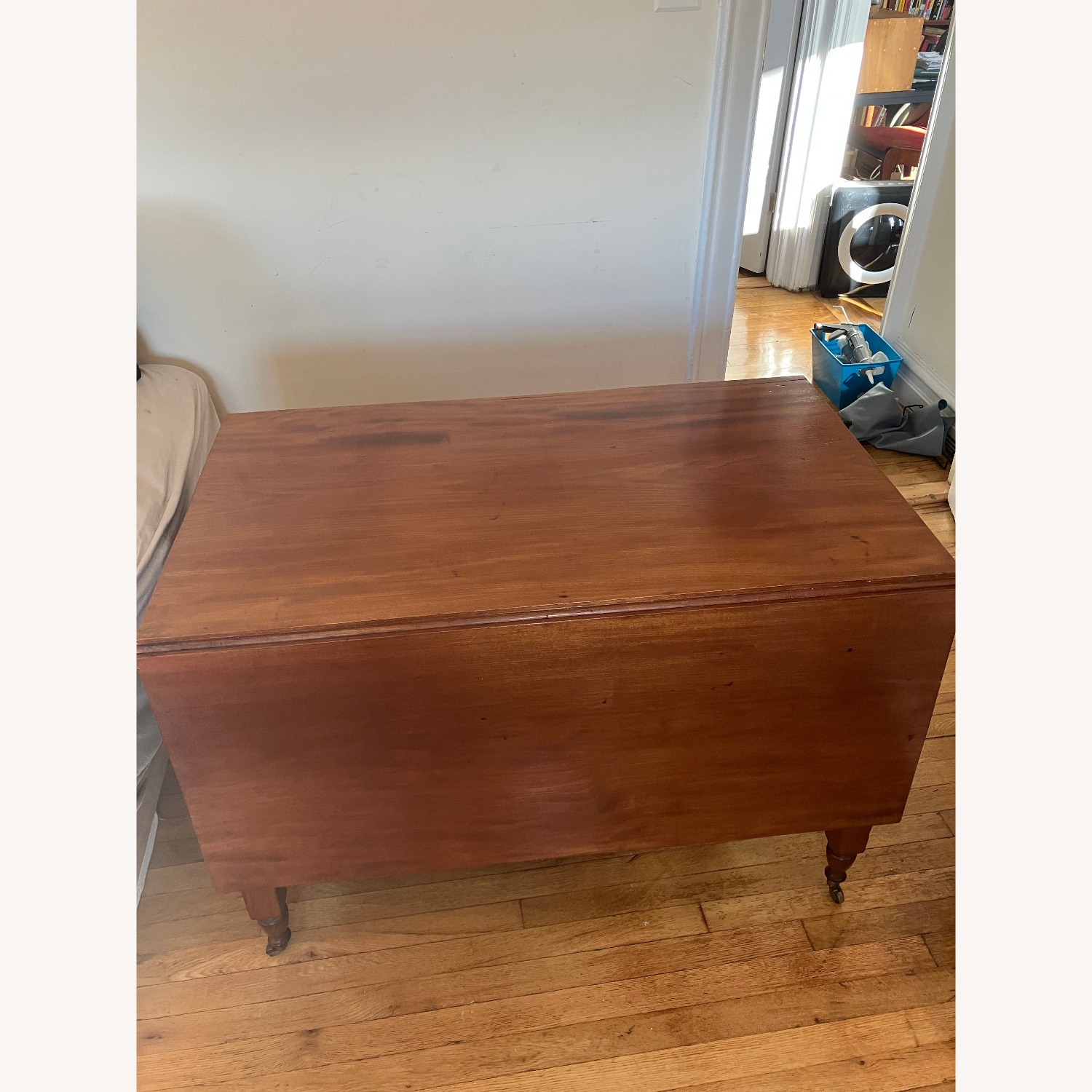 Vintage/Antique Dark Brown Dining Table - image-2