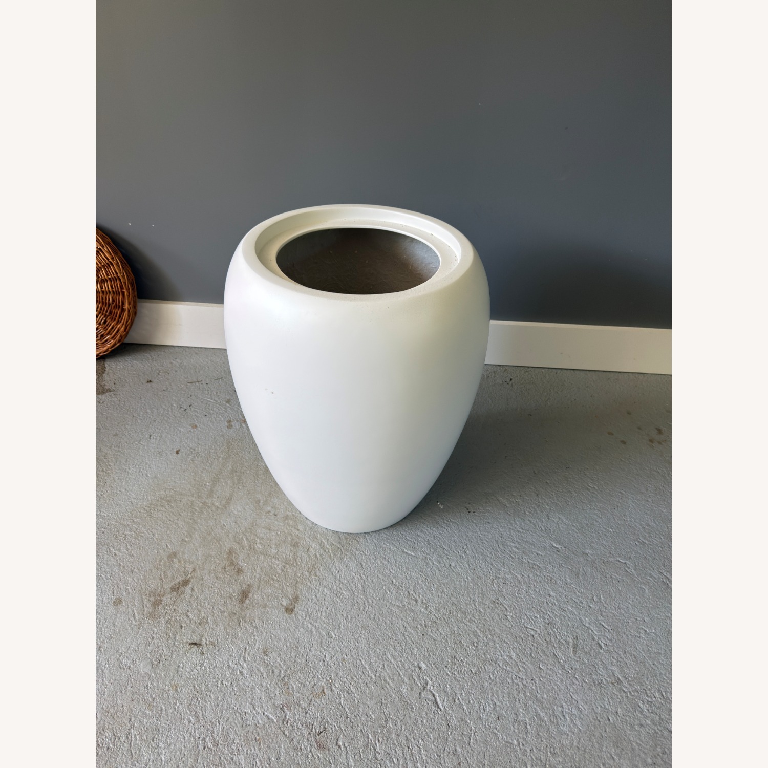 Leon & George White Planter Pot - image-5