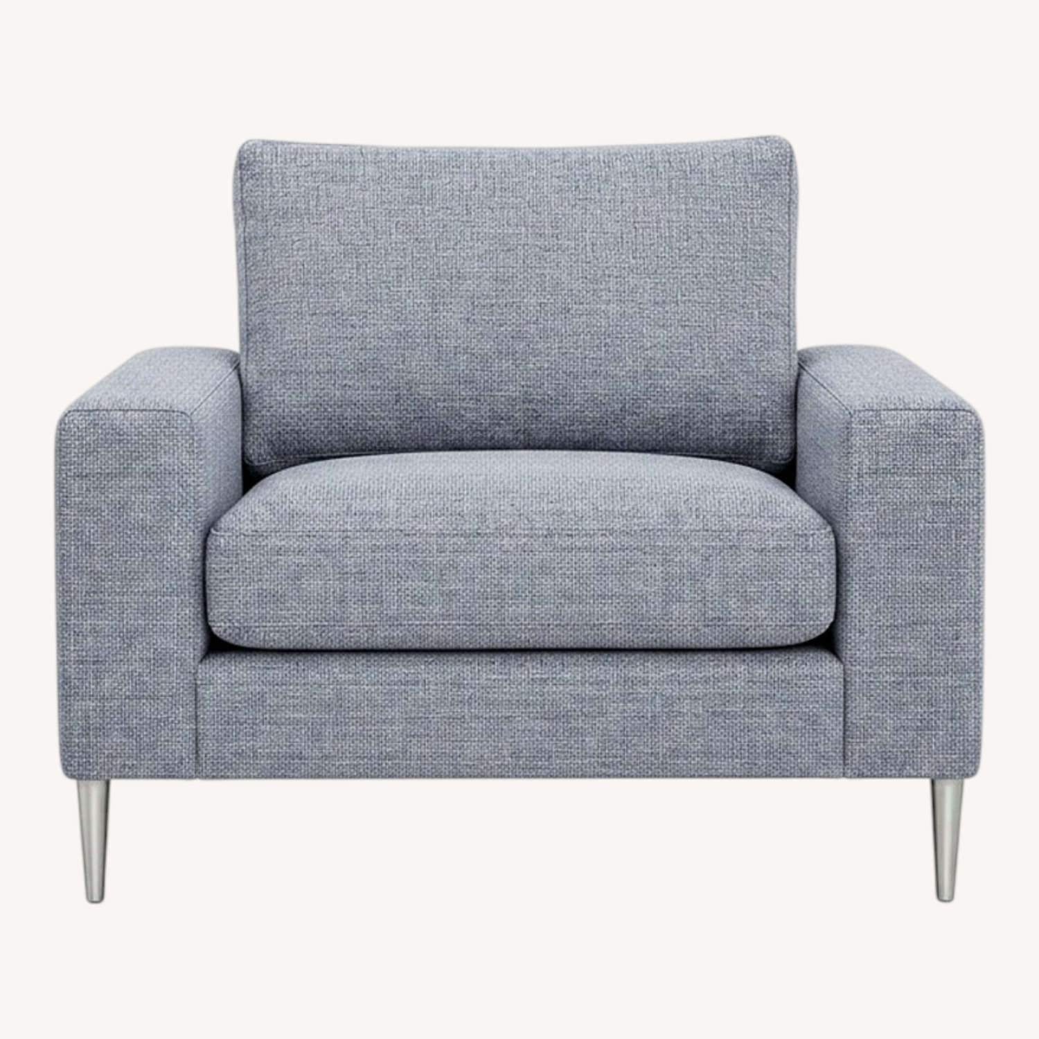 Article Nova Blue Fabric Accent Chair - image-0