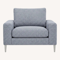 Article Nova Blue Fabric Accent Chair