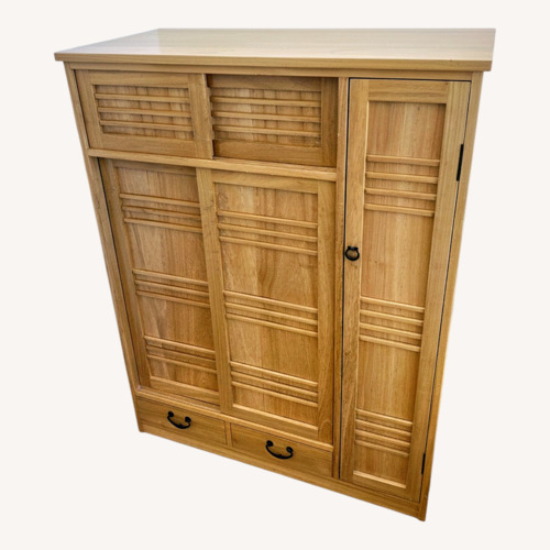 Used Eastern Classics Japanese Getabako Shoe Cabinet for sale on AptDeco