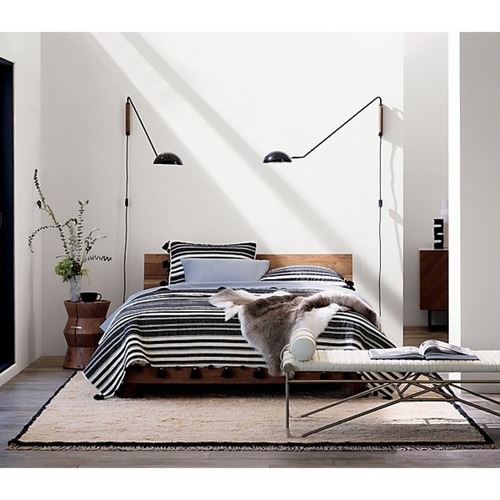 Used CB2 Mantis Wall Sconce Black Metal Wall Lamp for sale on AptDeco