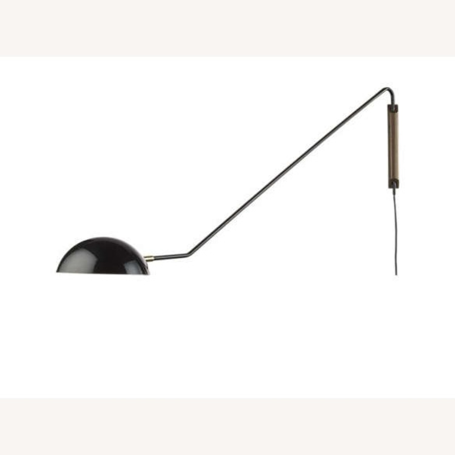 CB2 Mantis Wall Sconce Black Metal Wall Lamp - image-6