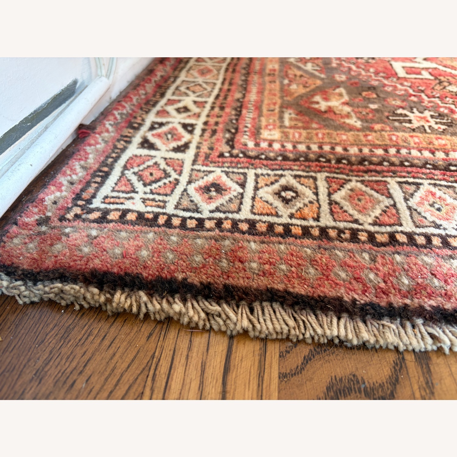 Vintage Handwoven Iranian Wool Rug - image-3