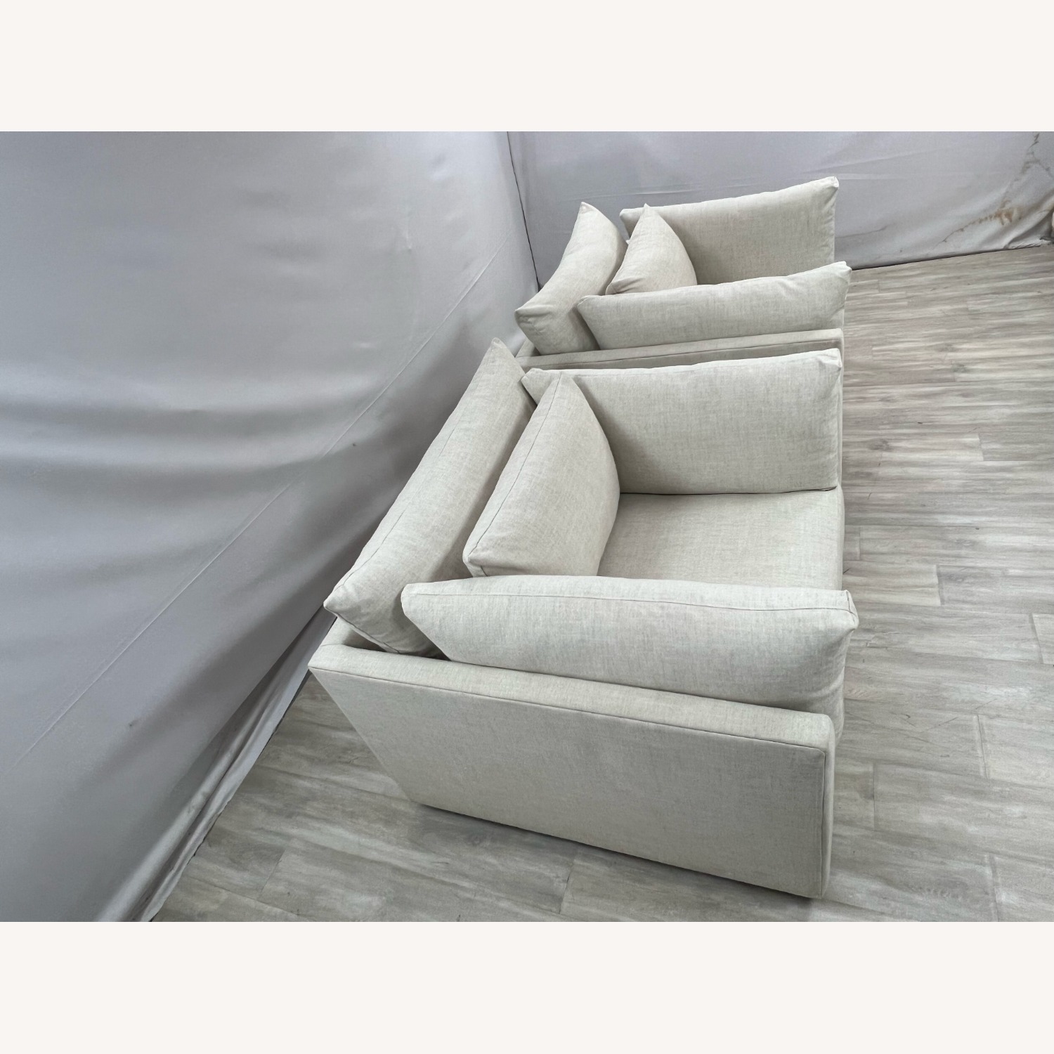 Classic Home Audrey Upholstered Swivel Armchair - image-6