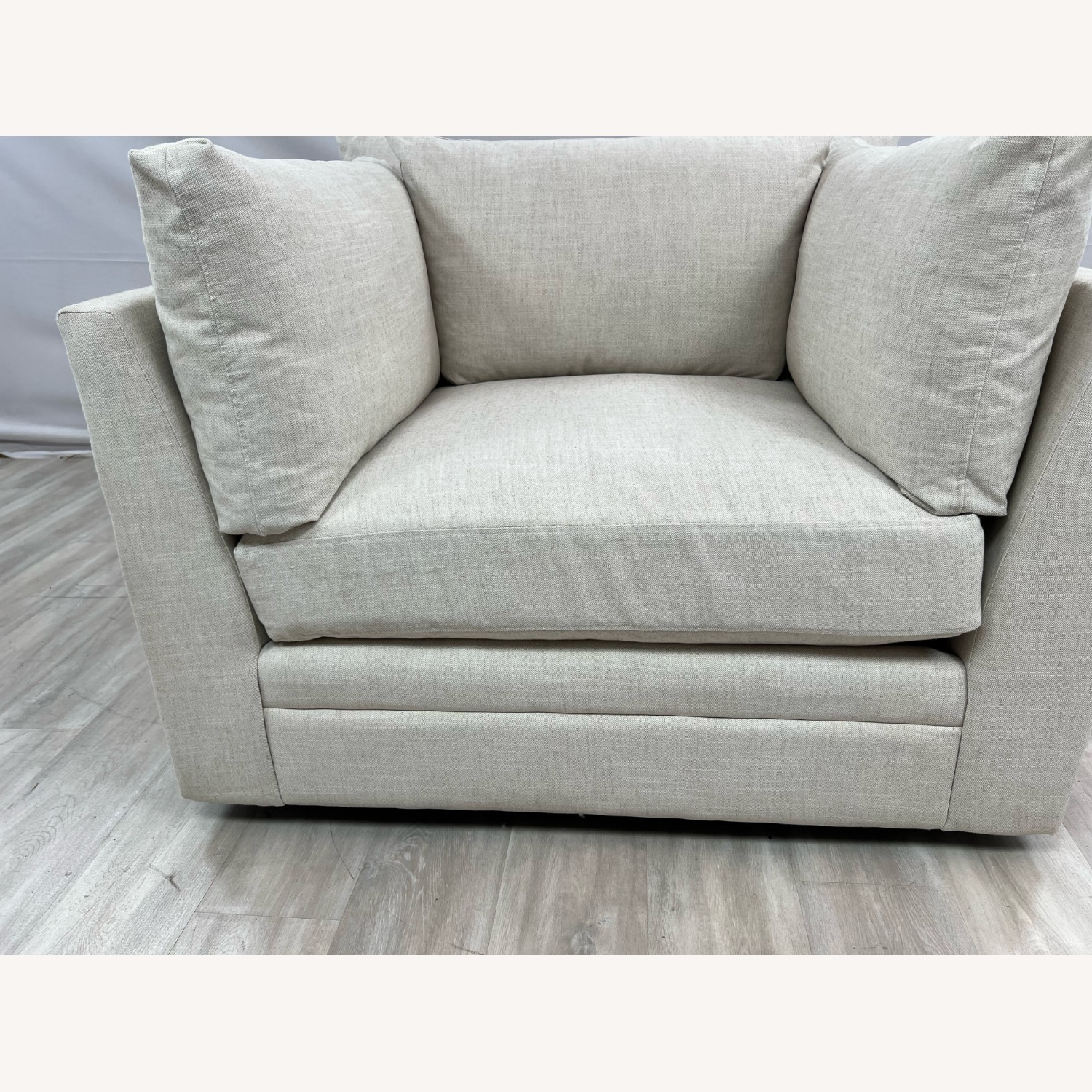 Classic Home Audrey Upholstered Swivel Armchair - image-10
