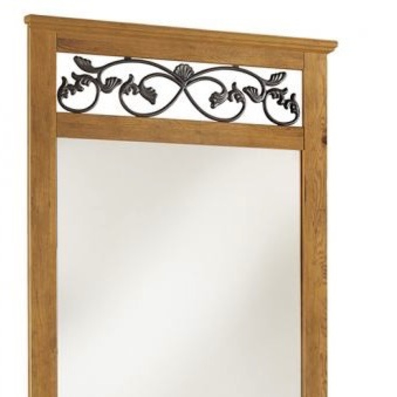Ashley Contad Pine Dresser + Mirror - image-2