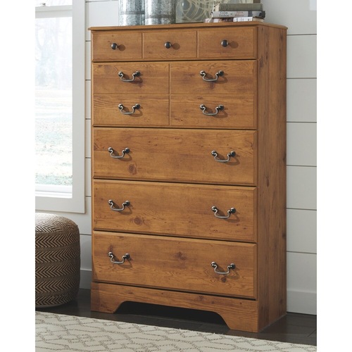 Used Ashley Furniture Bittersweet Light Brown Queen Bed for sale on AptDeco