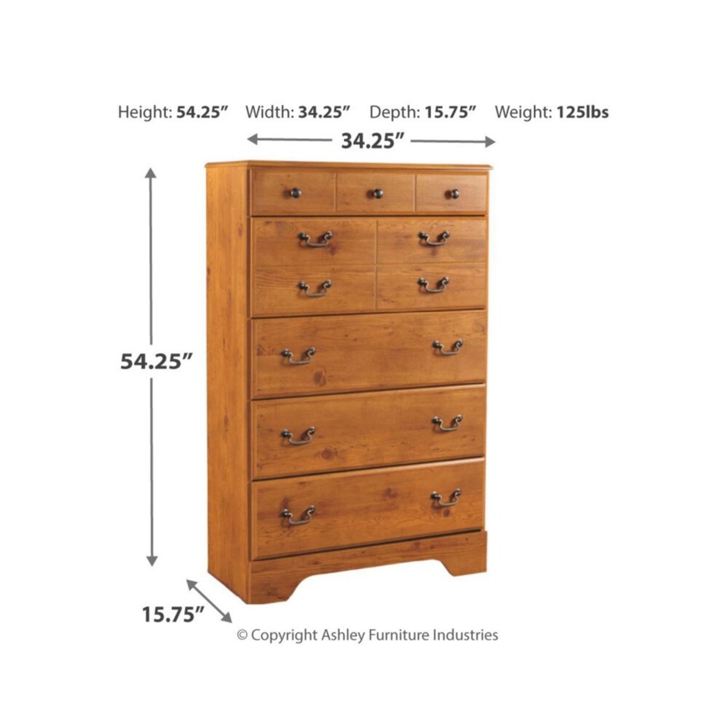 Ashley Furniture Bittersweet Light Brown Queen Bed - image-3