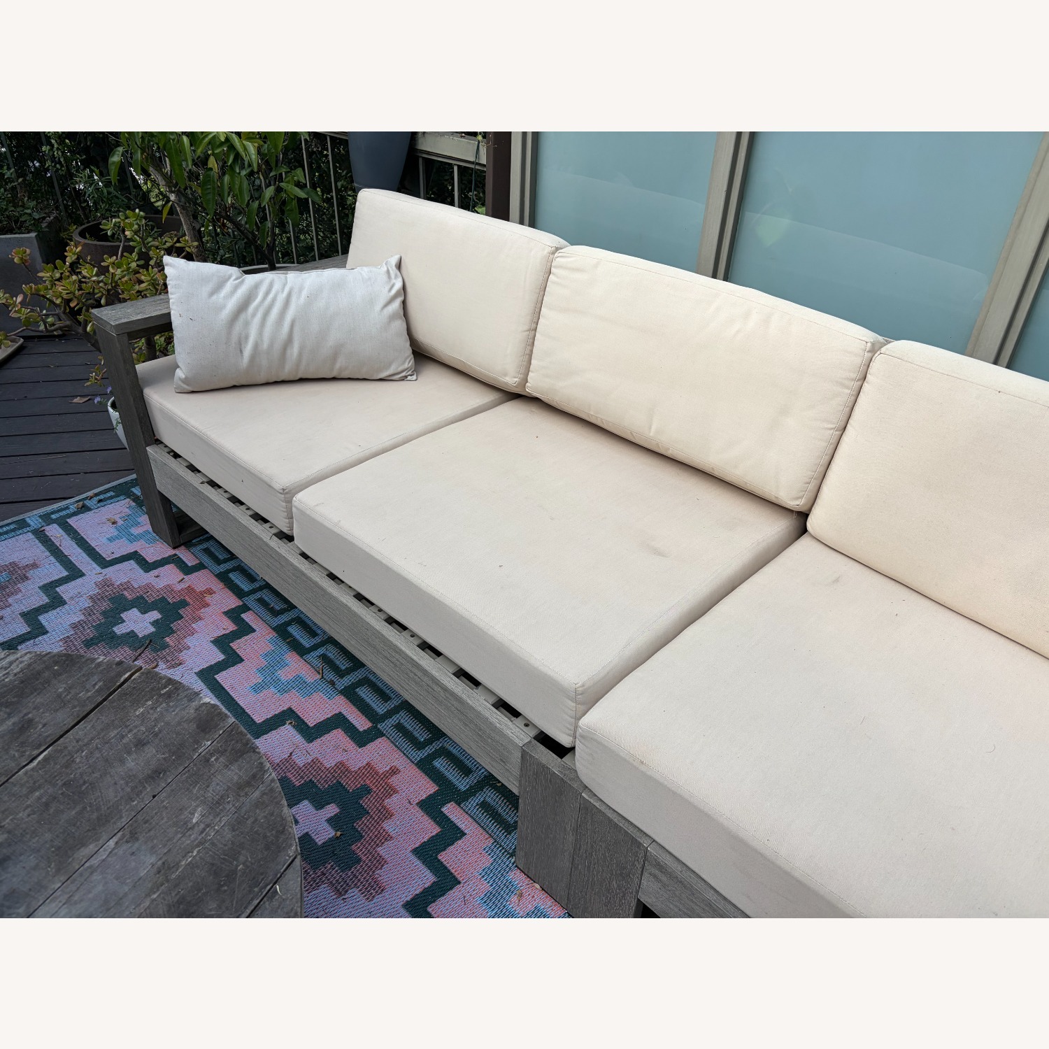 CB2 Portside Sectional w Custom Upholstery & Cover - image-6