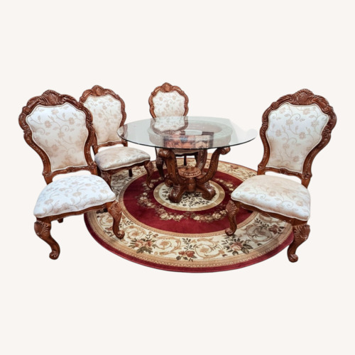 Used AICO Breakfast Table W 4 Chairs for sale on AptDeco