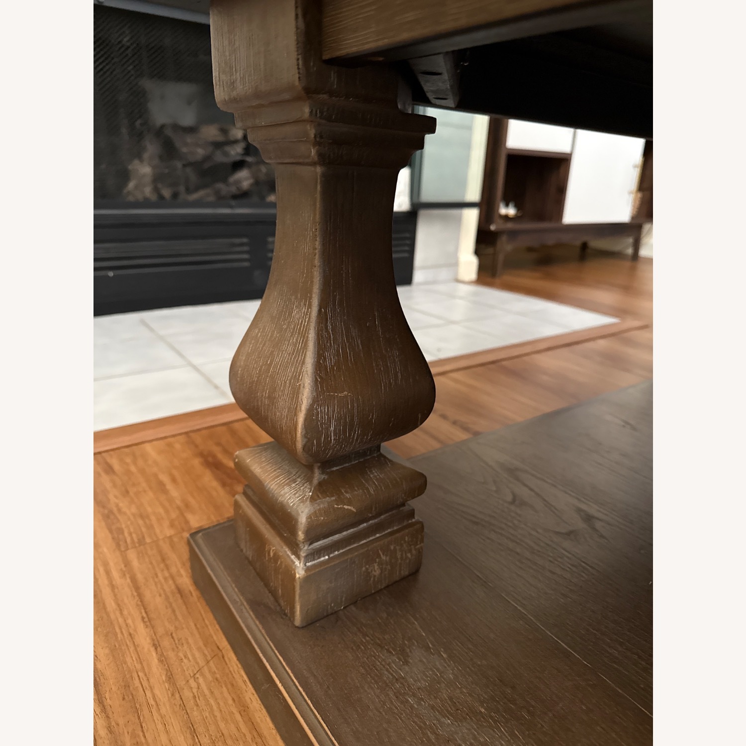 Ashley Furniture Light Brown Wood Coffee Table - image-4
