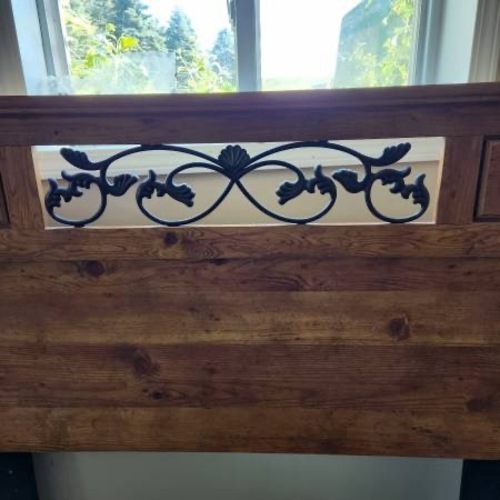 Used Ashley Furniture Light Brown Headboard for sale on AptDeco