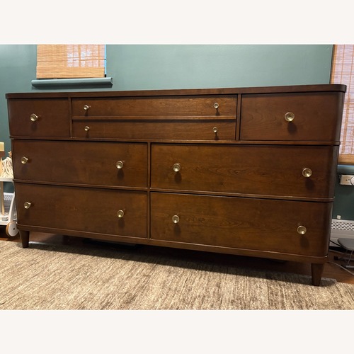 Used Hickory White Double Dresser Brown for sale on AptDeco