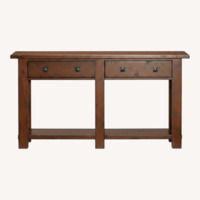 Pottern Barn Rustic Mahoghany Console Table
