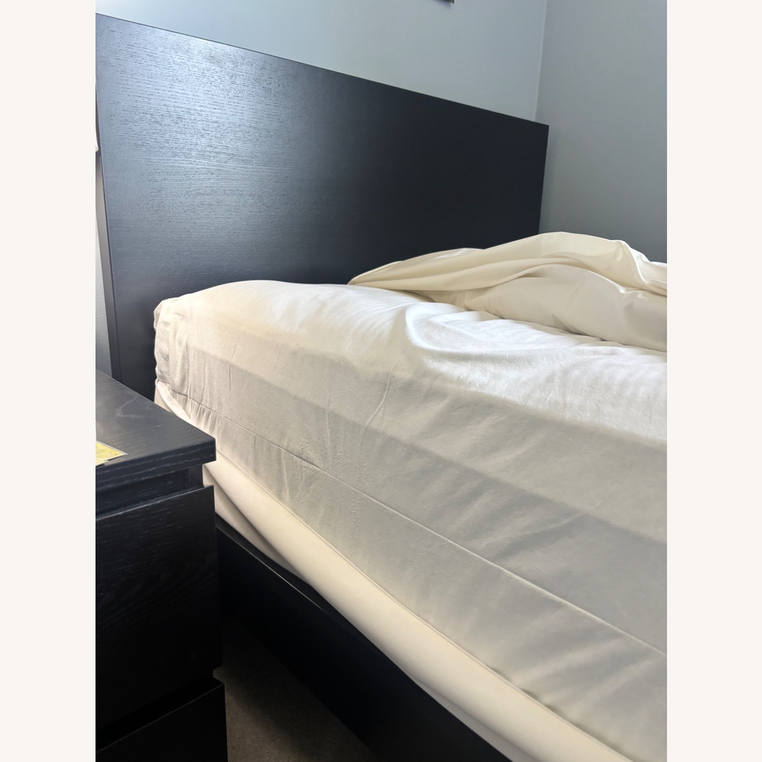 IKEA Malm Dark Brown Twin Bed - image-5
