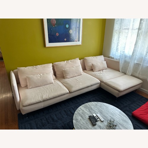 Used IKEA Söderhamn 3+ Piece Sectional Pink  for sale on AptDeco