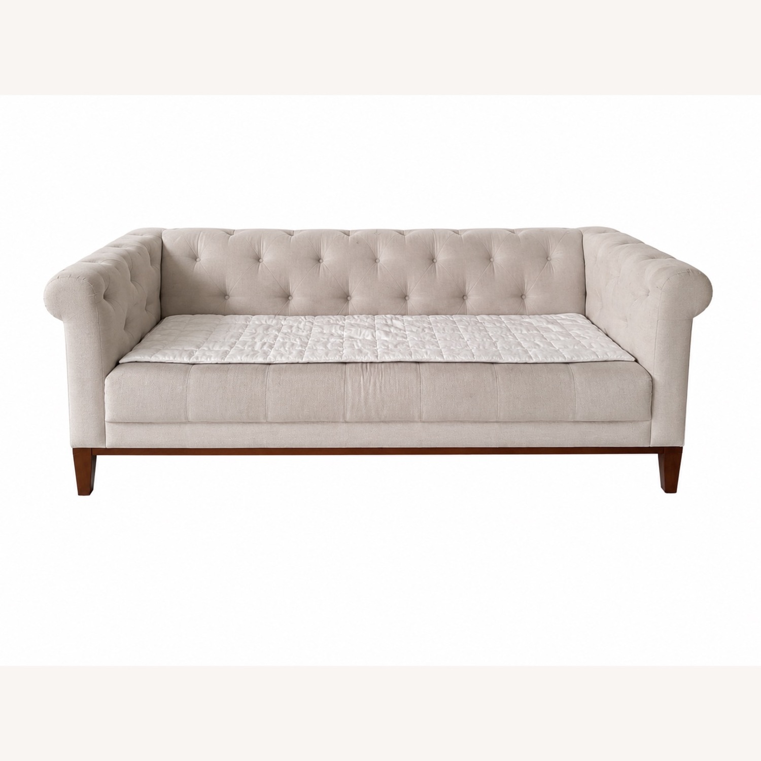 Anthropologie Lyre Chesterfield Sofa - image-1