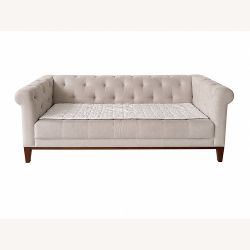Used Anthropologie Lyre Chesterfield Sofa for sale on AptDeco