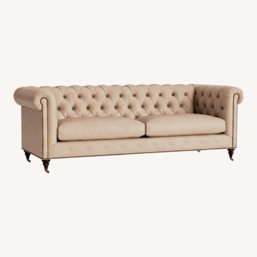 Used Anthropologie Lyre Chesterfield Sofa for sale on AptDeco