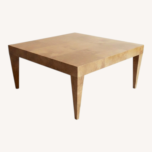 Used High-Gloss Light Brown Lacquer Coffee Table for sale on AptDeco