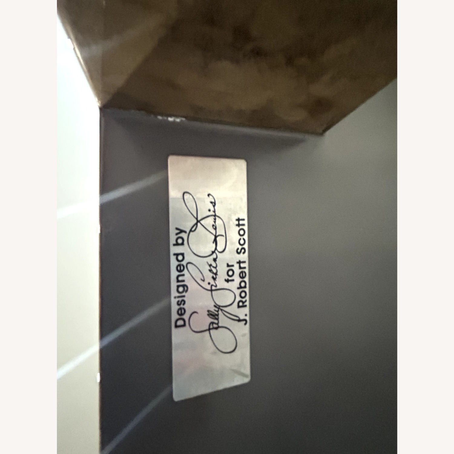 High-Gloss Light Brown Lacquer Coffee Table - image-9