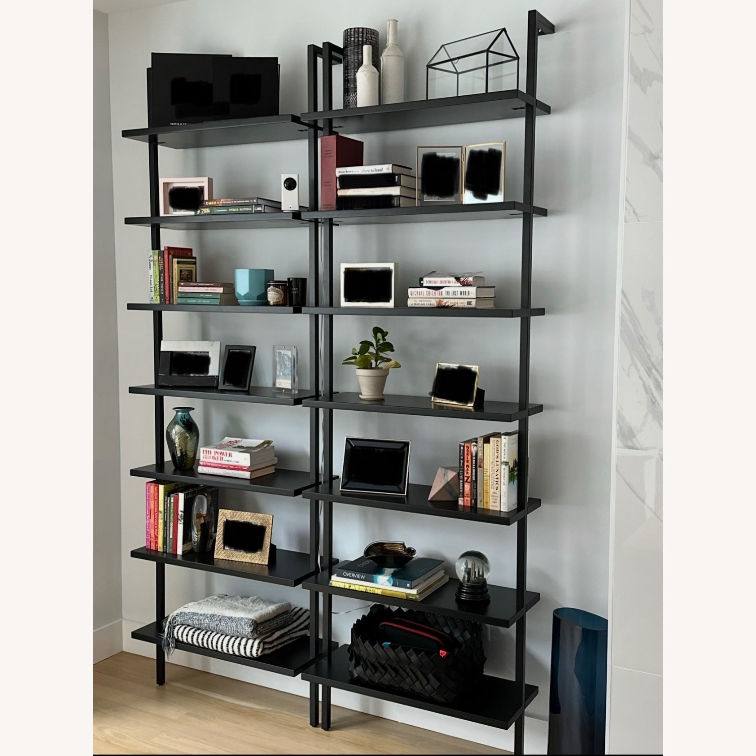 CB2 Stairway Black Bookcase - image-3