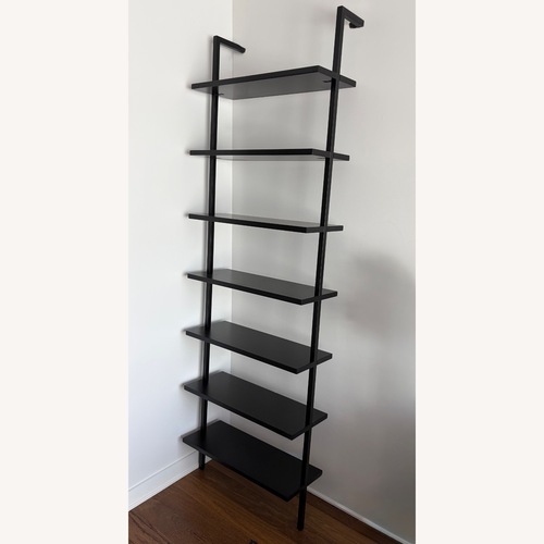 Used CB2 Stairway Black Bookcase for sale on AptDeco