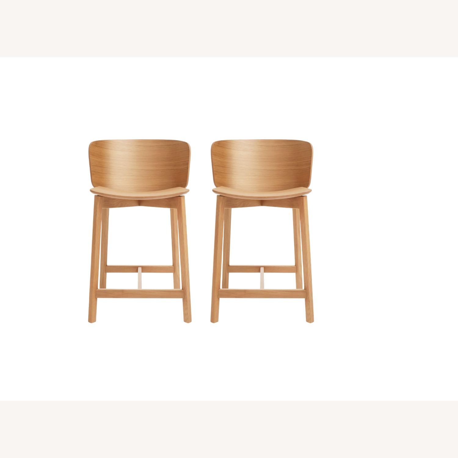 Blu Dot Natural Wood Stools - image-8