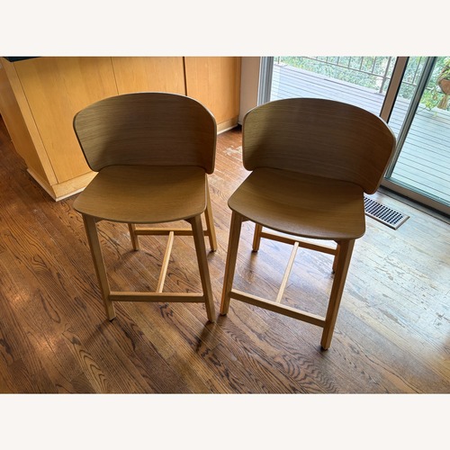 Used Blu Dot Natural Wood Stools for sale on AptDeco