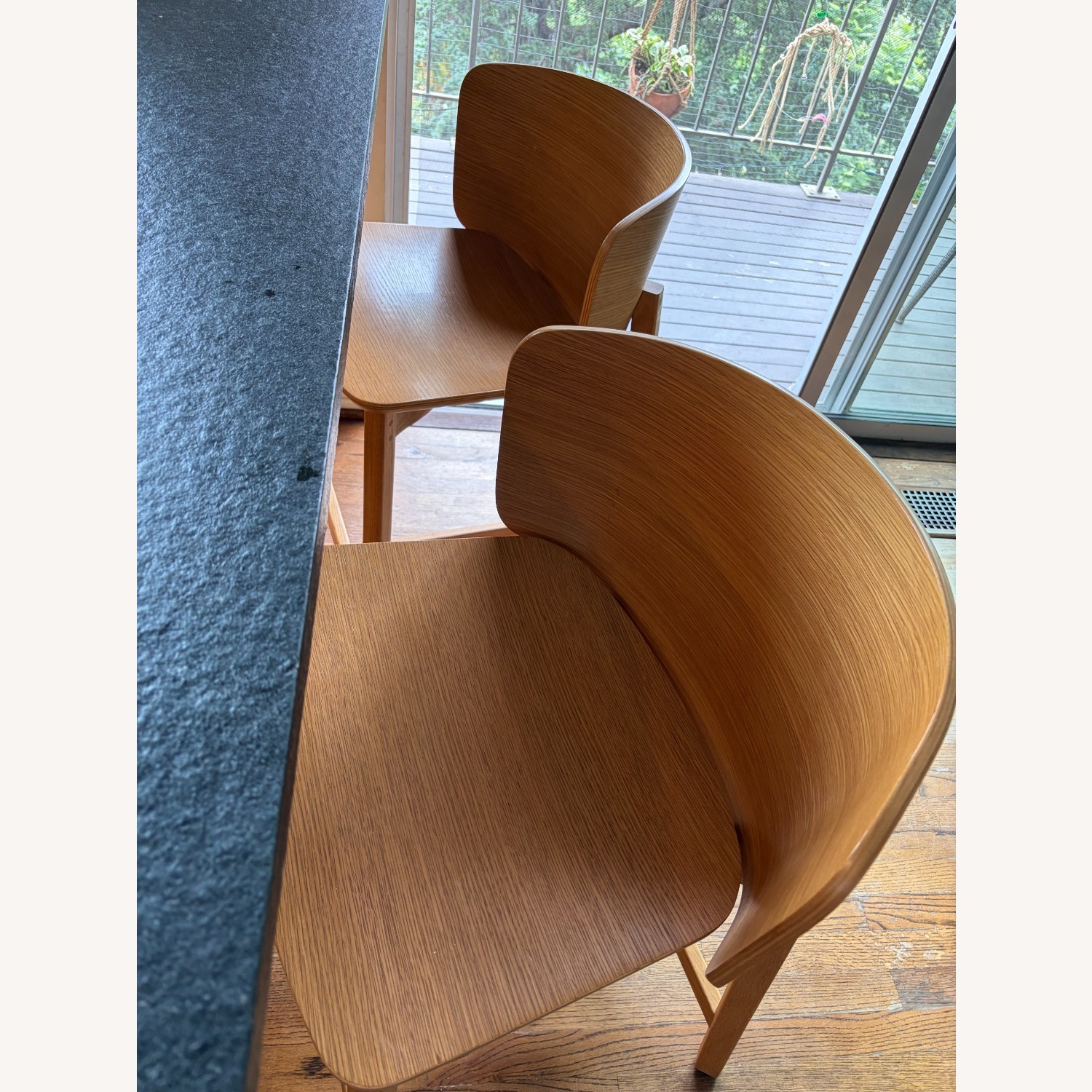 Blu Dot Natural Wood Stools - image-2