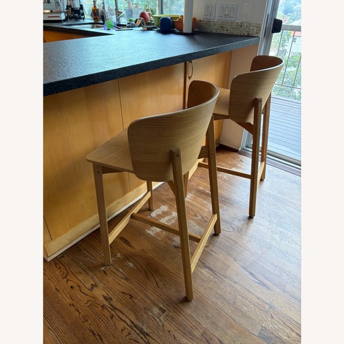 Used Blu Dot Natural Wood Stools for sale on AptDeco