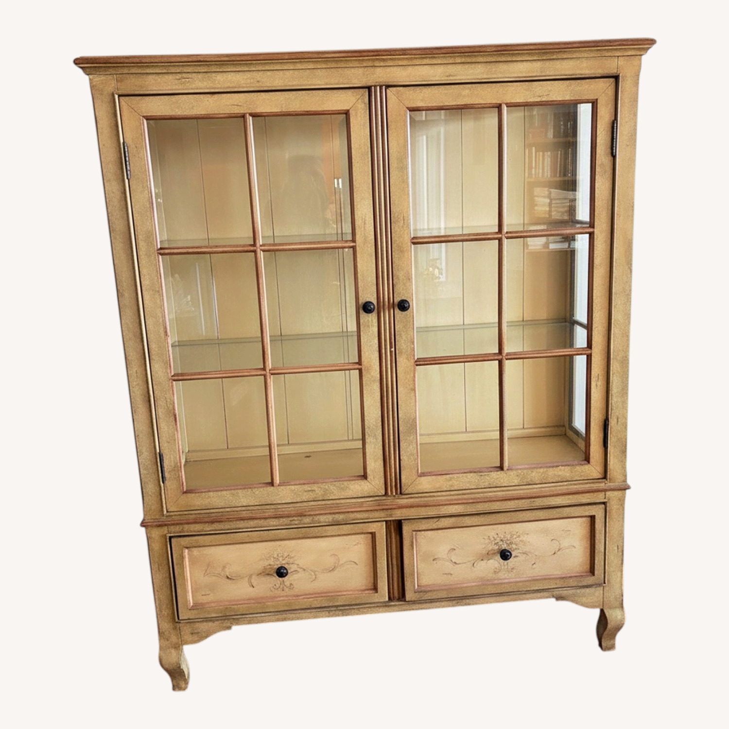 Fortunoff Natural Wood Wall Unit - image-0