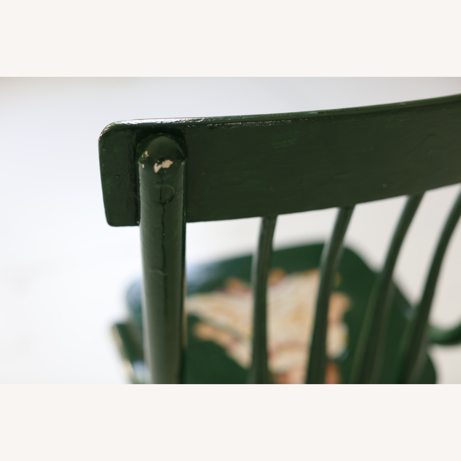 Hand-Painted Child-Size Wooden Chair - image-13