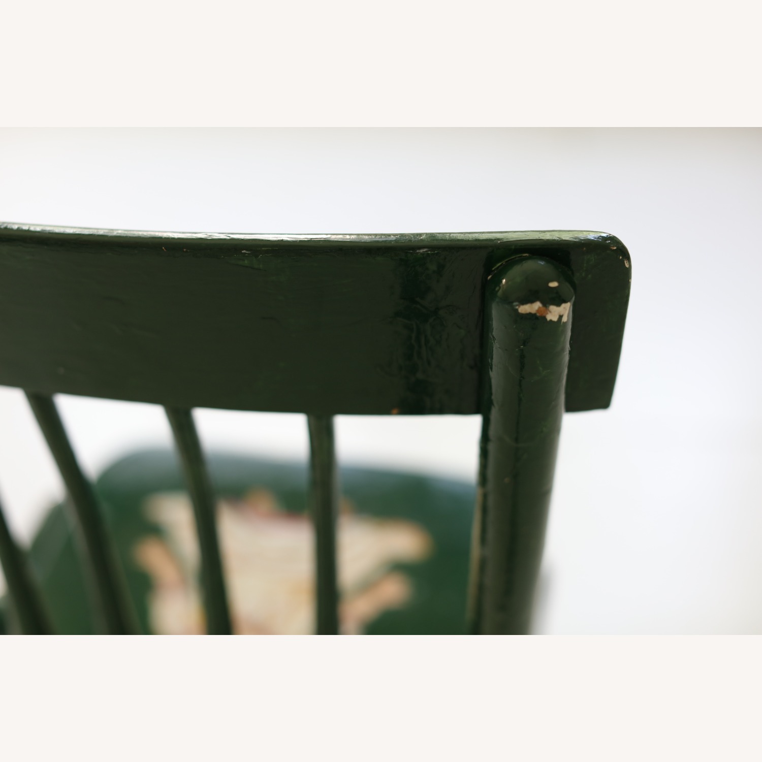 Hand-Painted Child-Size Wooden Chair - image-12
