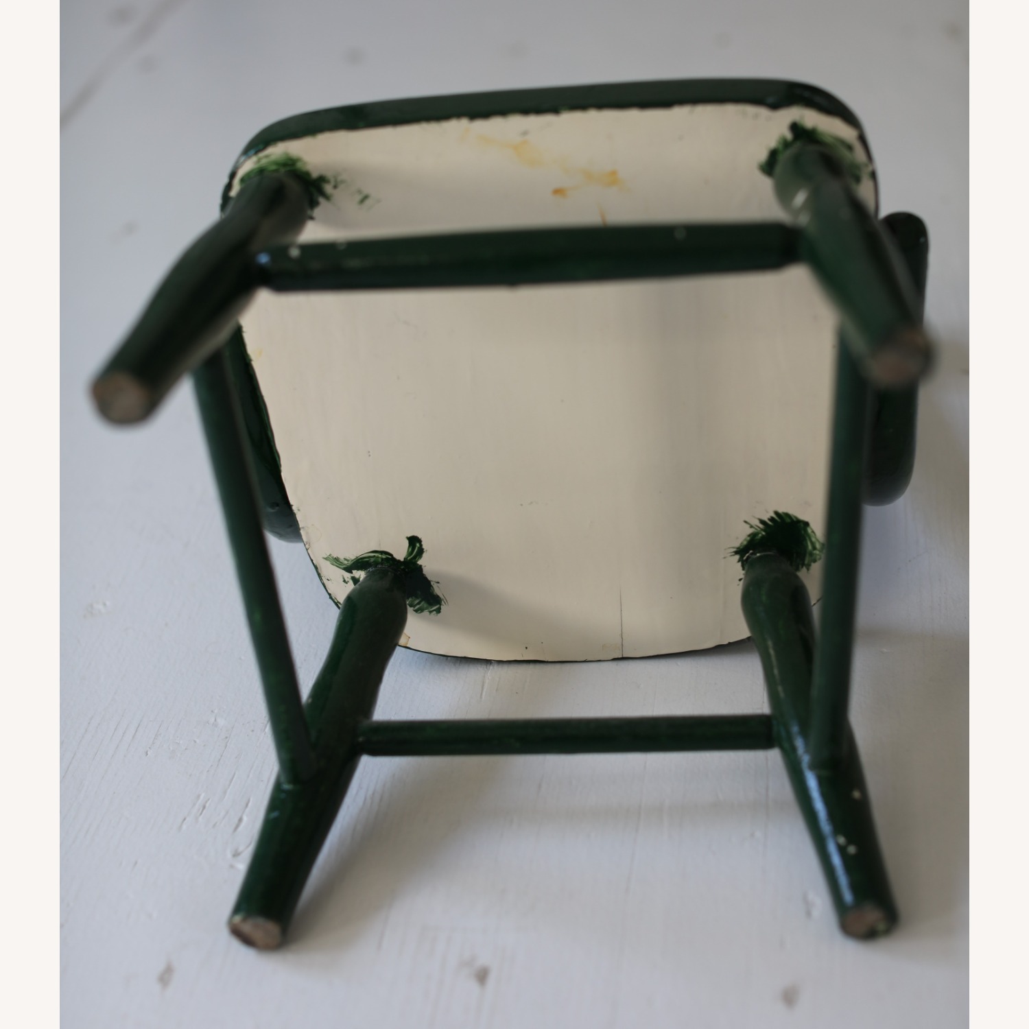 Hand-Painted Child-Size Wooden Chair - image-8