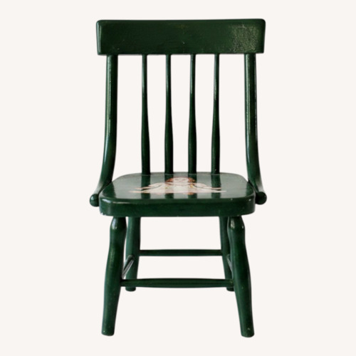 Used Hand-Painted Child-Size Wooden Chair for sale on AptDeco
