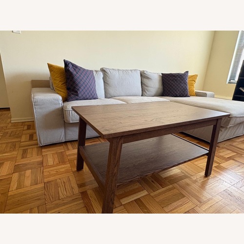 Used IKEA Light Gray 2 Piece Sectional for sale on AptDeco