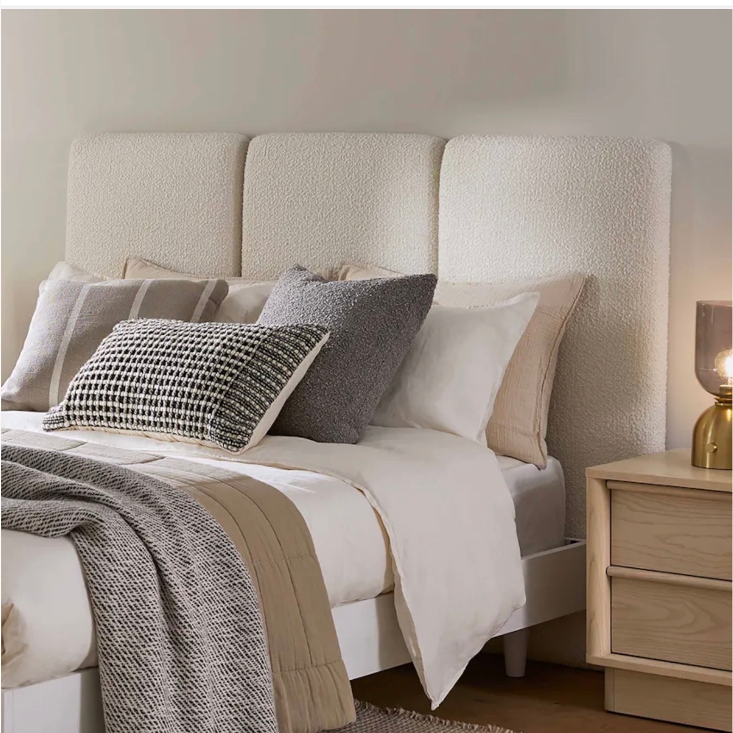 Article Noel Queen Boucle Headboard - image-1